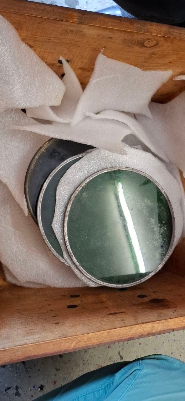 Lampade: Petroleumlampe und Signalscheiben eingefasst – Usato da Malix venduto da jul_7nhn 7