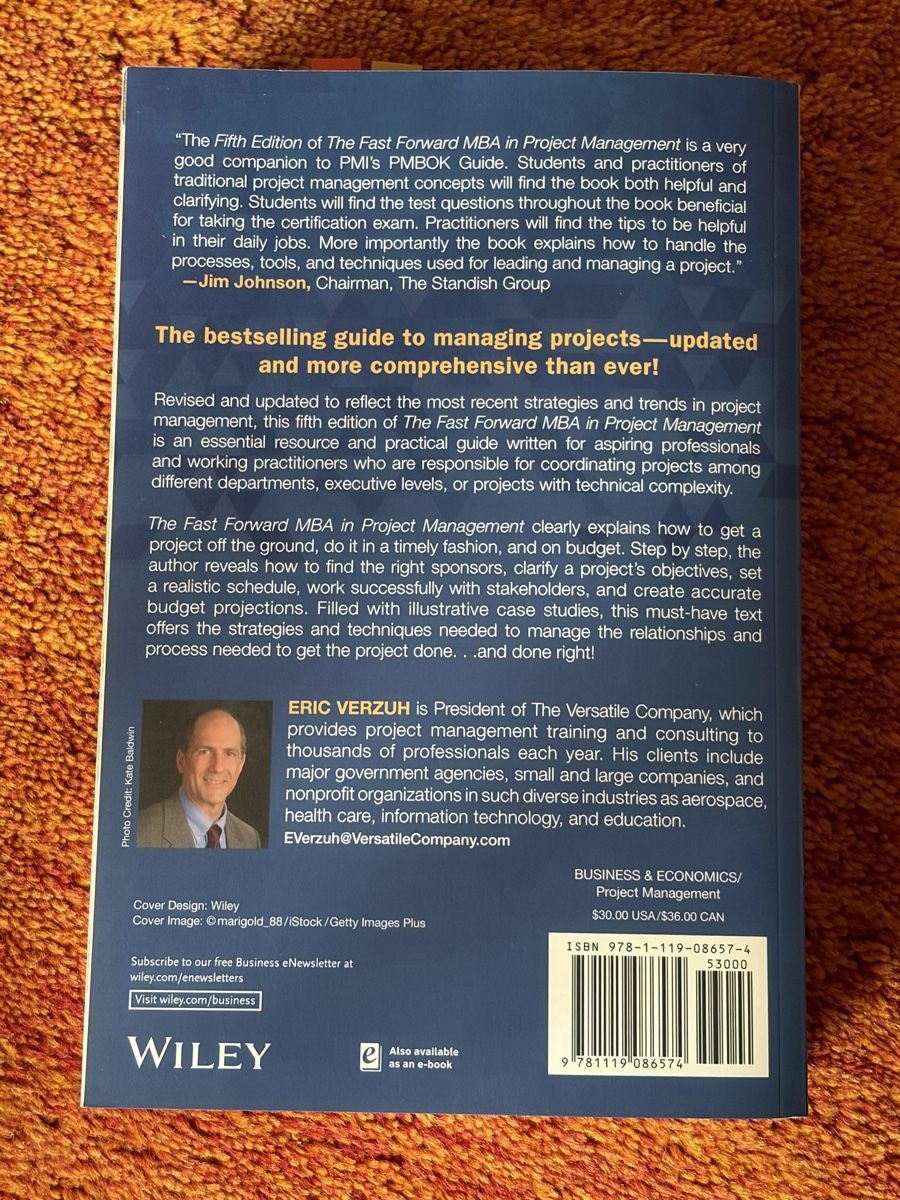 Libri: Buch The Fast Forward MBA in Project Management – Usato da Latterbach venduto da Bbutz98 1