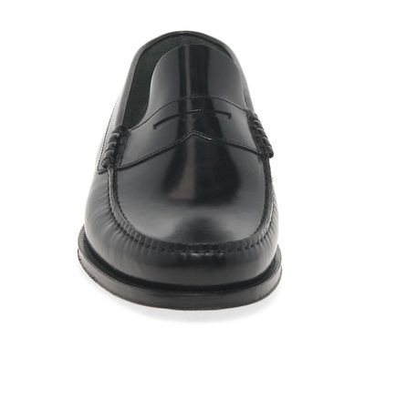 Mocassin Loake en cuir noir
