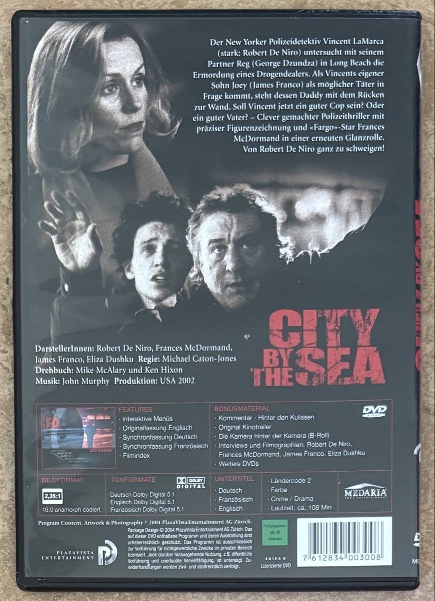 Alle DVDs: CITY BY THE SEA  – Neu (gemäss Beschreibung) aus Dietikon von AndreaSch01 1