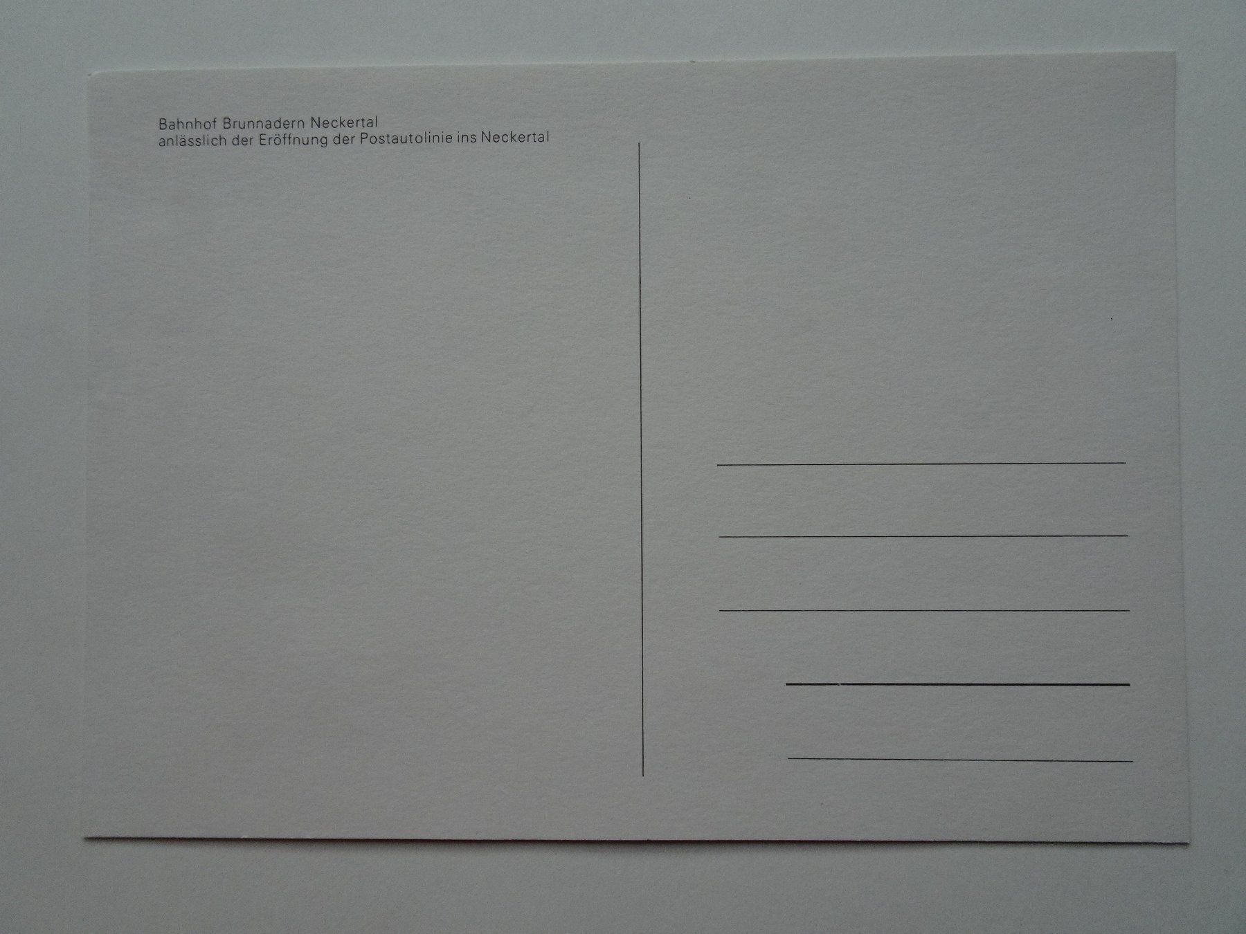 Cartoline postali: Bahnhof Brunnadern Neckertal – Nuovo (secondo la descrizione) da Aadorf venduto da Chnorli-Furz 1