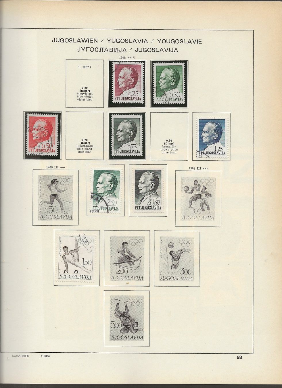 Tous les timbres: Marken Jugoslawien – D'occasion à Au ZH par xelagreb01 3