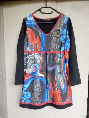 Kleid     Baumwolle, Plättchen     *  101 IDEES  *     M