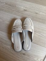 Mules "mocassins" beige (39), Pull and Bear