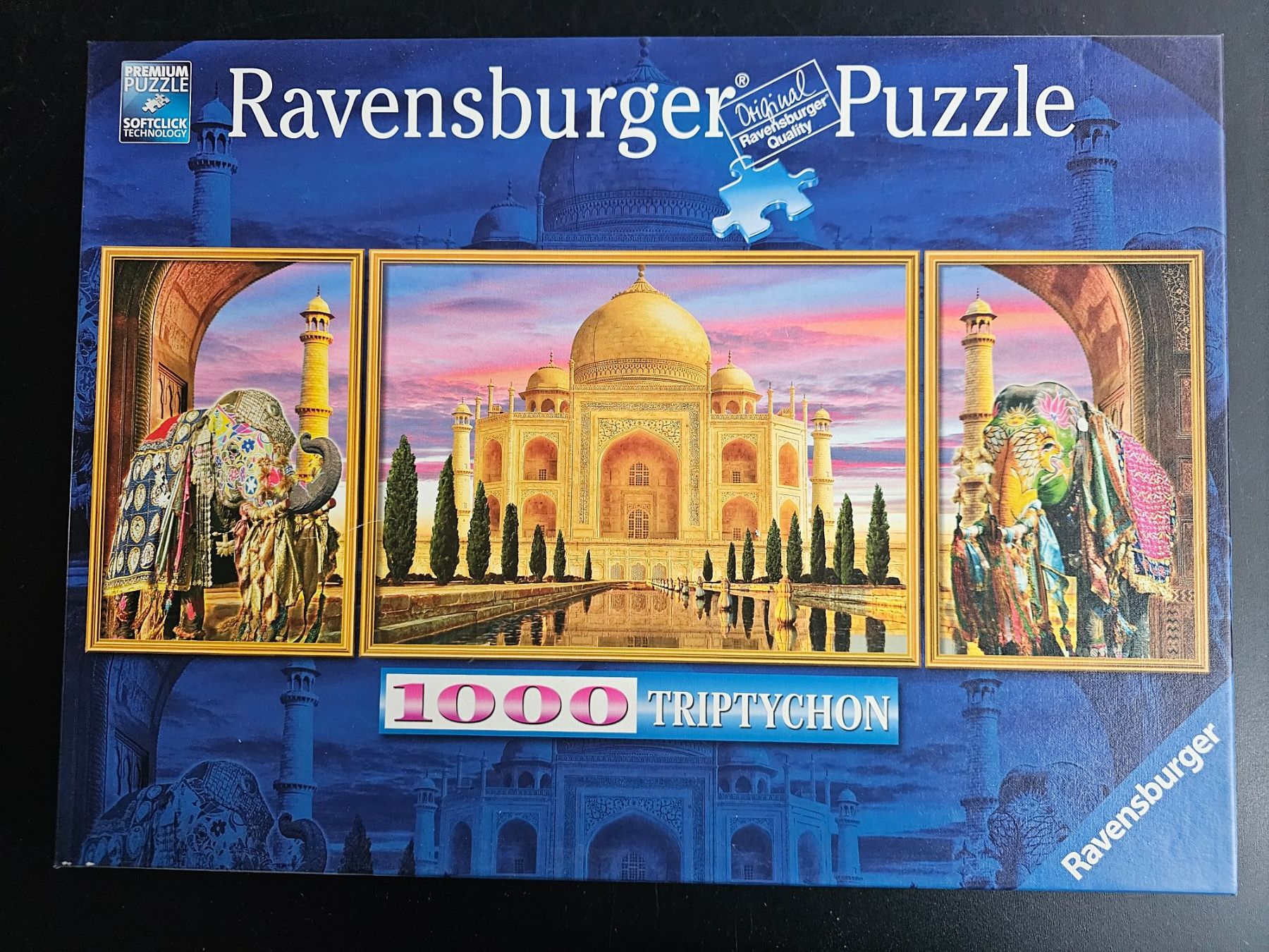 Ravensburger Puzzles: Puzzle Ravensburger 1000 Teile - Taj Mahal – Gebraucht aus Altstätten SG von Carrybones
