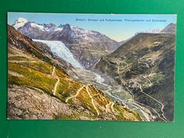 Gletsch - Grimsel mit Furkastrasse - Rhonegletscher