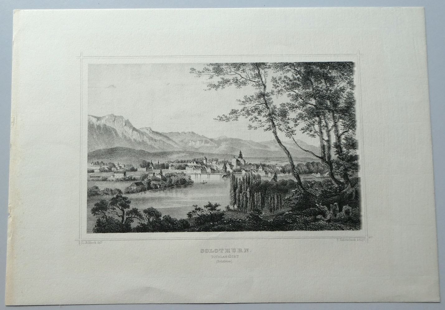 Foto & Immagini: Ansicht Stich Solothurn Rohbock – Usato da Frauenfeld venduto da Astra13 2