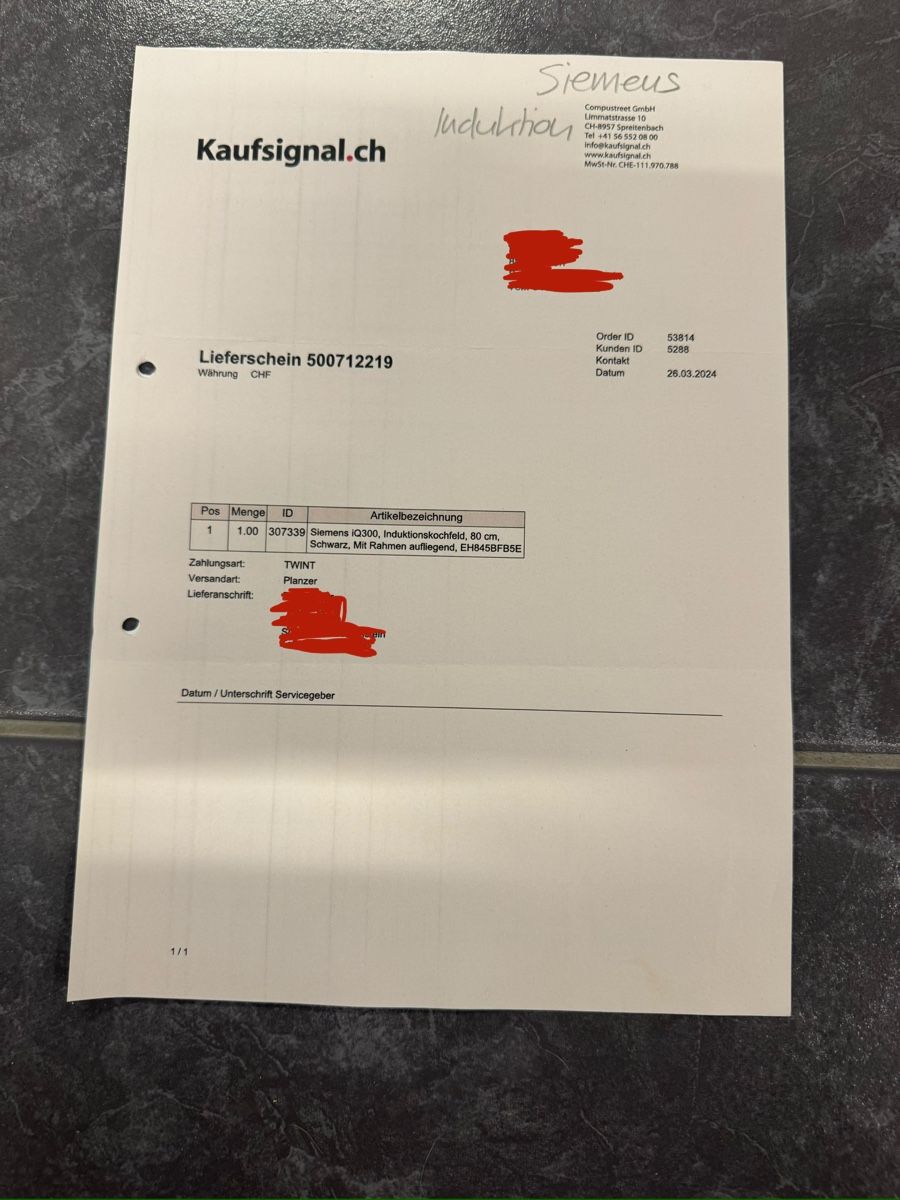 Cucine: Siemens Kochplatte Induktion – Usato da Zürich venduto da MicheleLoehr 4