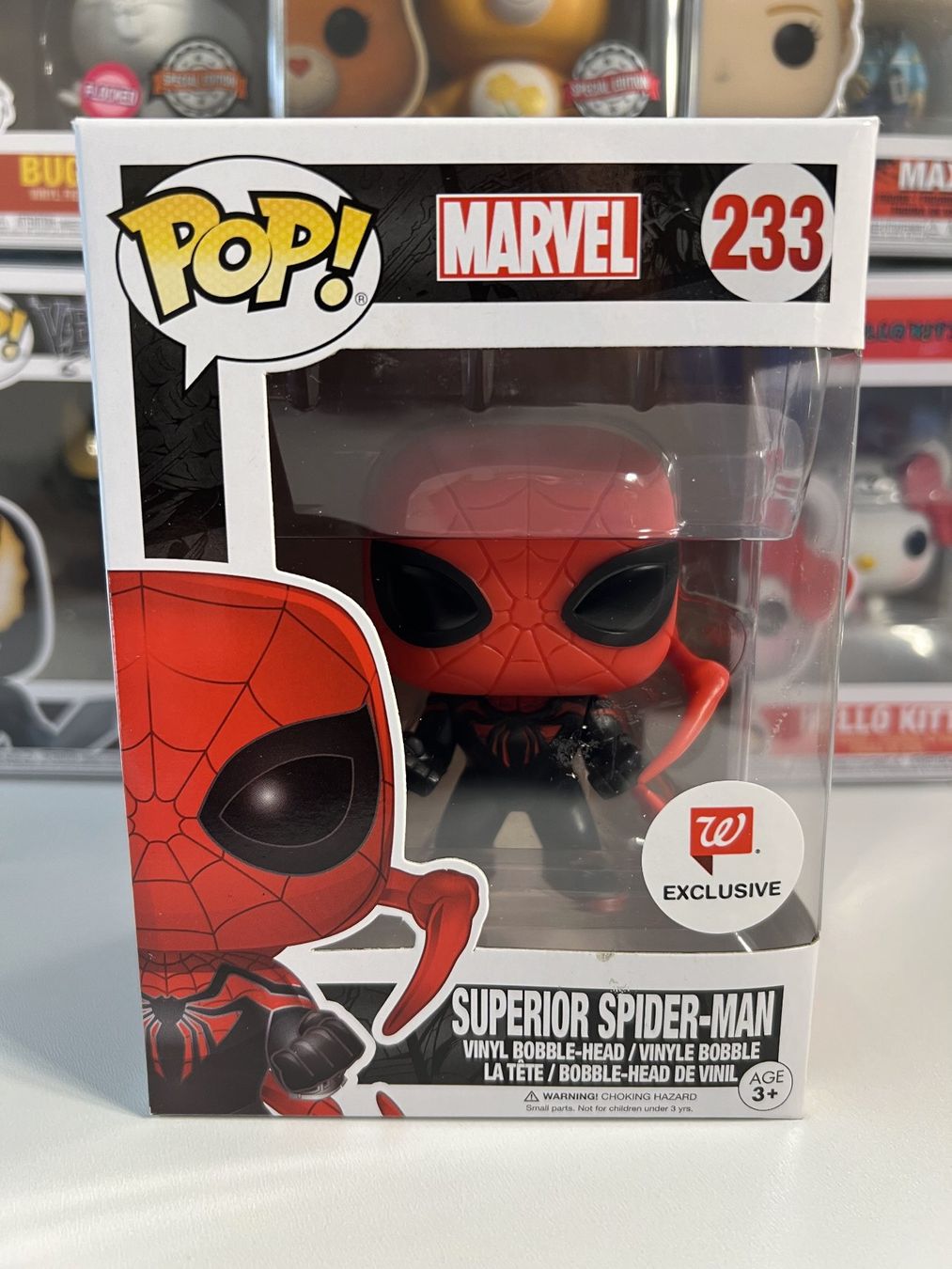 Funko Statuette: Funko POP! Marvel Spider-Man - Superior Spider-Man Limitée – Nuovo e nell'imballaggio originale da Le Mouret venduto da perfectbijou