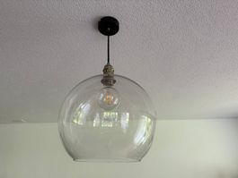 Grosse Glaskugel Lampe, Pendelleuchte, Glas, modern, für ...