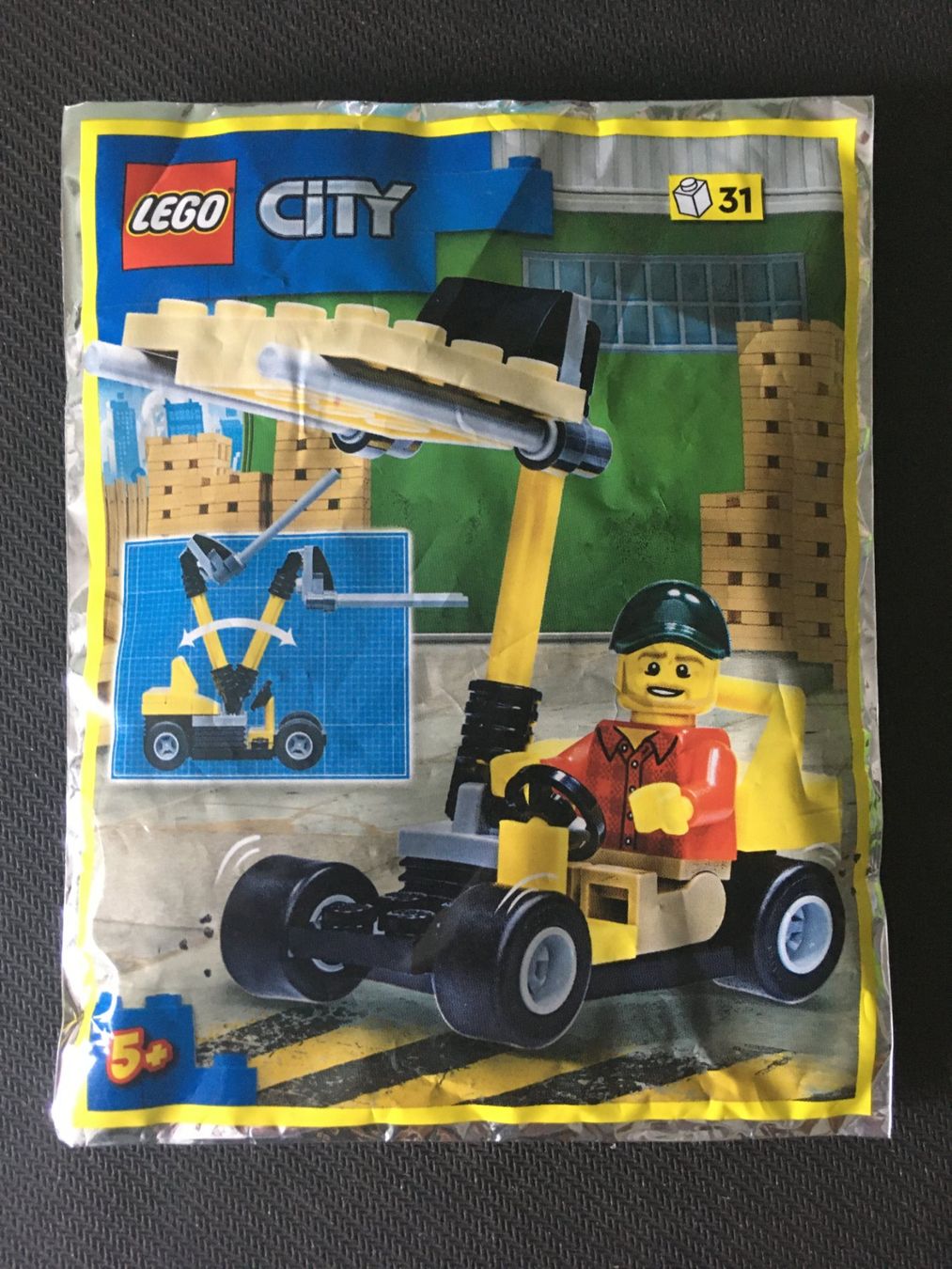 Lego Baukästen: Lego City Minifigur - 952212 - Gabelstaplerfahrer – Neu und originalverpackt aus St.Gallen von Punktchen01