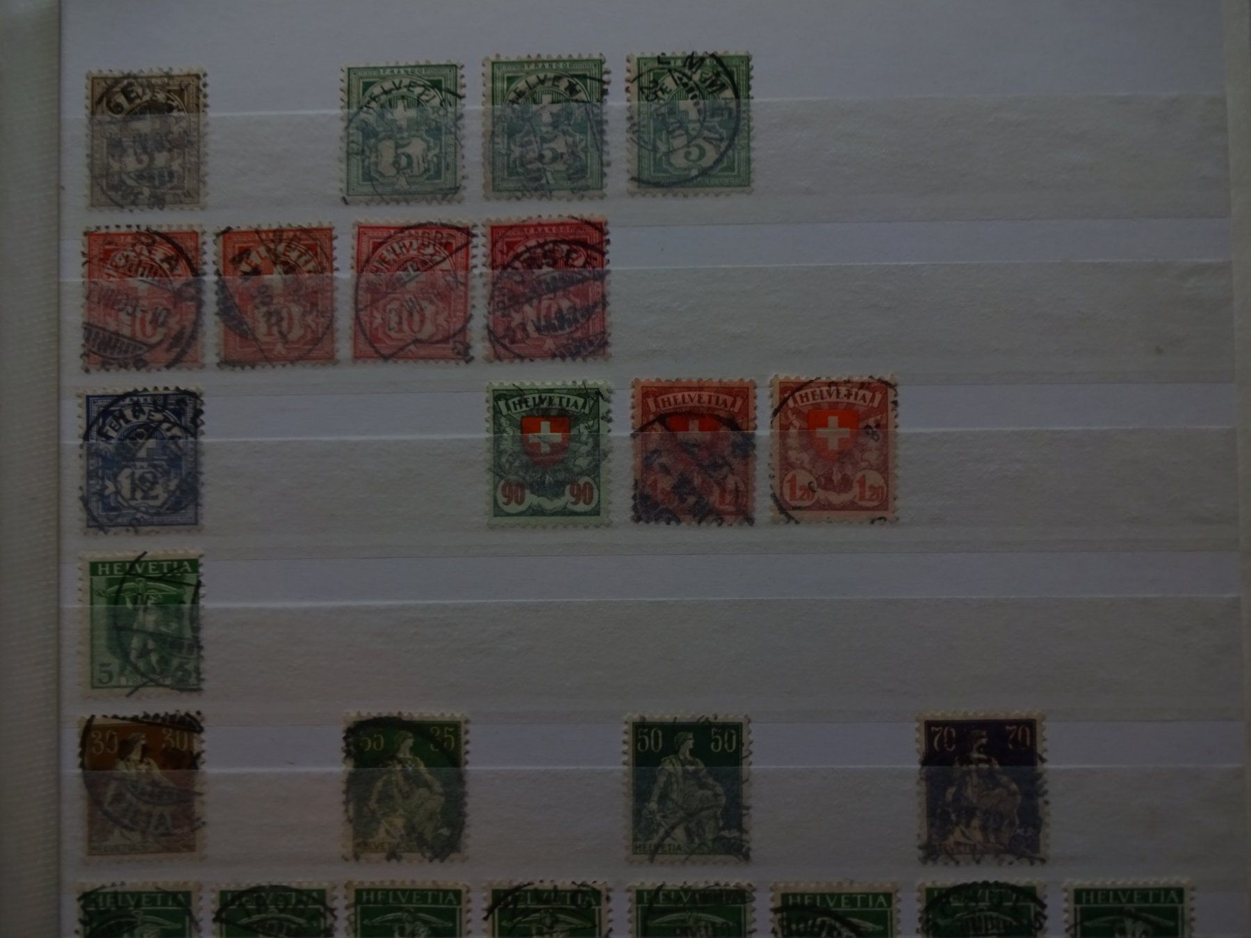 Tutti i francobolli: Schweizer Marken plus Album 3,5 cm dick – Usato da Cham venduto da mktreasure 1