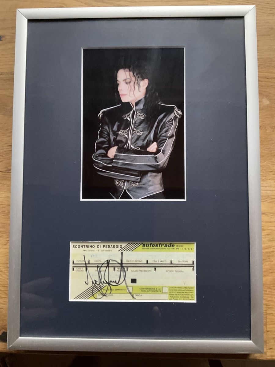 Autografi: Michael Jackson original Autogramm in person – Nuovo (secondo la descrizione) da Hittnau venduto da workaholic60