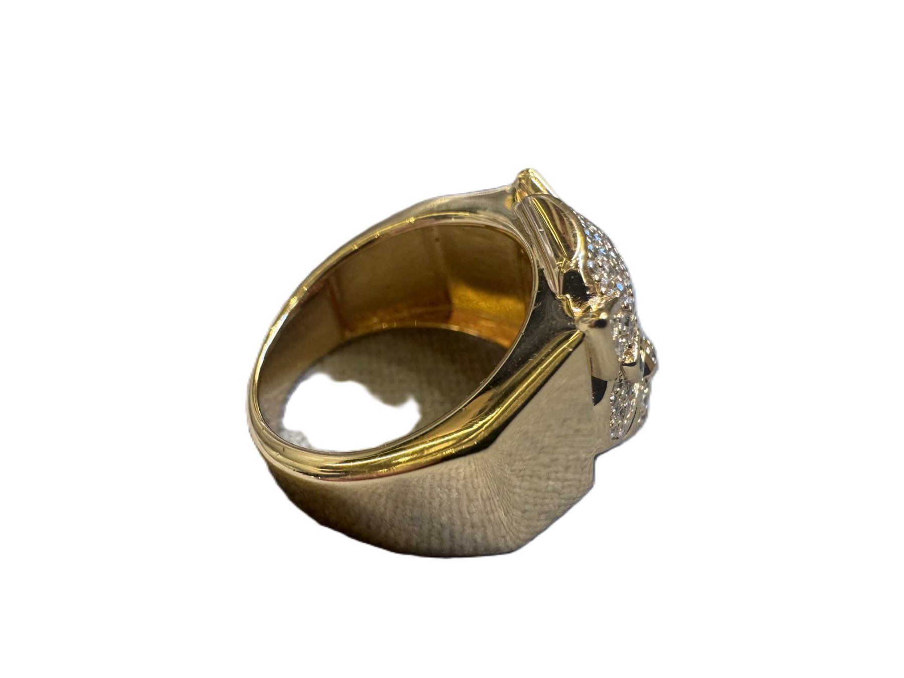 Anelli: Anello Pantera in acciaio dorato – Nuovo (secondo la descrizione) da Porza venduto da GioCa65 3