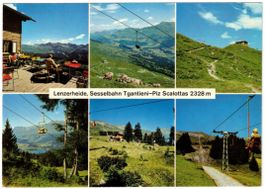 Lenzerheide - 6 Bild AK Piz Scalottas