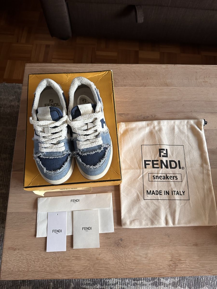 Fendi Chaussures femmes: Fendi Crosta Denim Sneaker Gr. 38 inkl. Box – Neuf avec emballage d'origine à Winterthur par whatdreamz 9