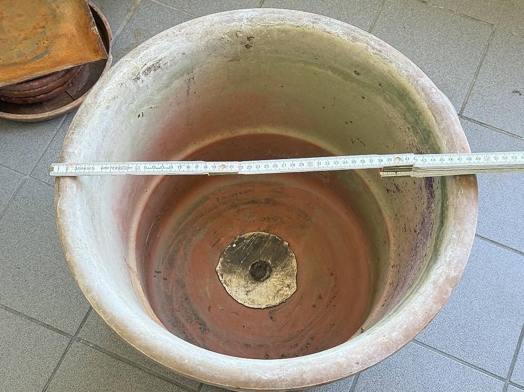Vasi per fiori: Schöner, grosser Tontopf 50cm – Usato da muttenz venduto da Ricardania