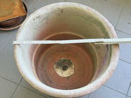 Schöner, grosser Tontopf 50cm