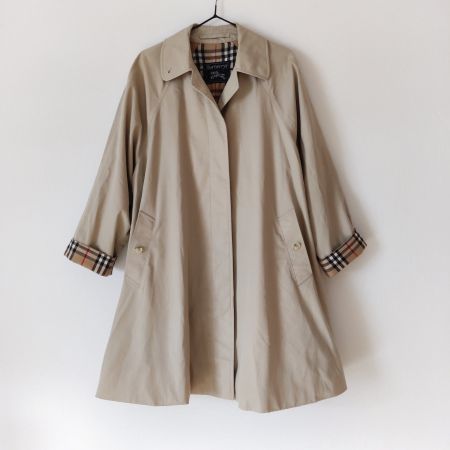 BURBERRY Mantel Trenchcoat Gehrock Novacheck Baumwolle Gr.46