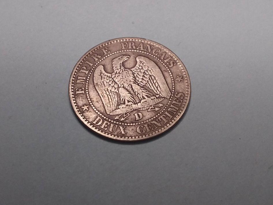 Tutti le monete: 2 centimes 1857 D – Usato da Neuchâtel venduto da pasprie 1