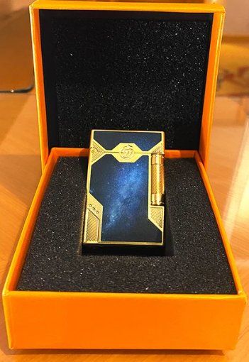 Accendini: Feuerzeug D. Blau – Nuovo e nell'imballaggio originale da Wängi venduto da elcigarro 1
