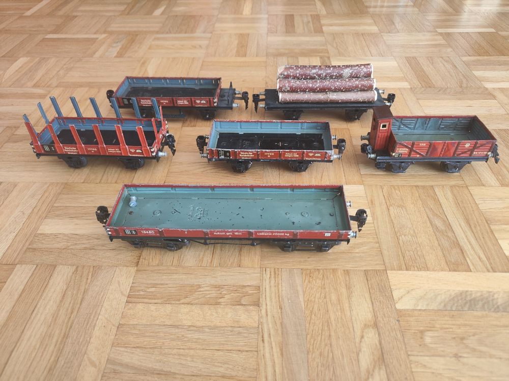 Lot de 2 wagons Roco marchandises CFF N (D'occasion) à Vernier pour CHF