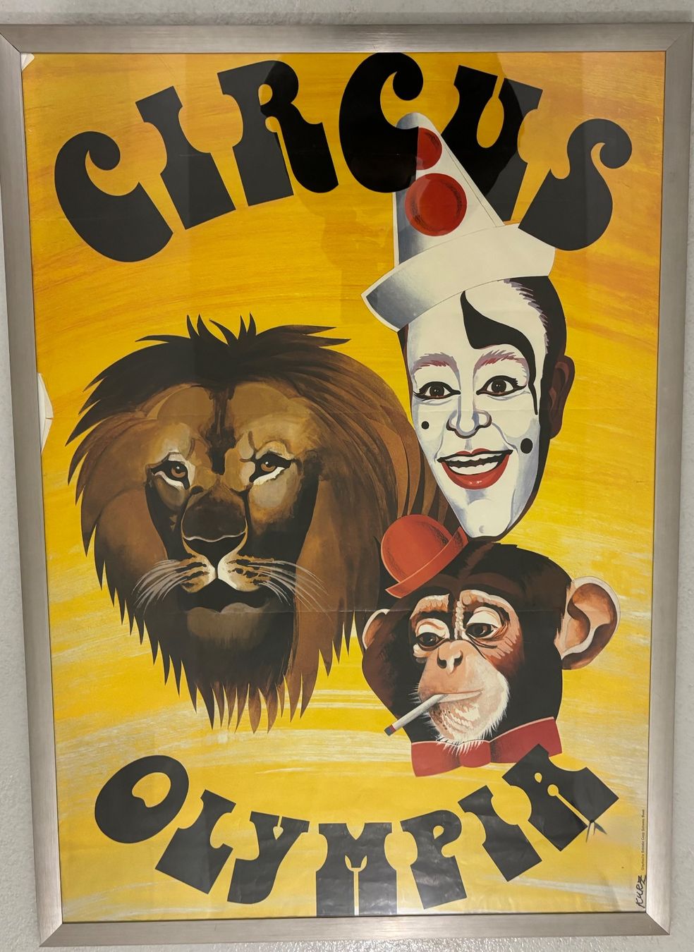 Poster & Bilder: Vintage-Plakat CIRCUS OLYMPIA 1975 – Gebraucht aus Rütihof von Yaro22