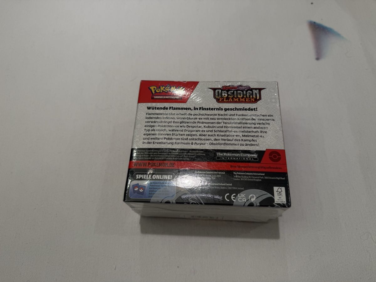 Pokémon Sammelbilder & Trading cards: Pokemonkarten Display Obsidian Flammen – Neu und originalverpackt aus eglisau von schmied1992 1