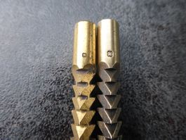 Schweizer Armee alte Werghalter Messing