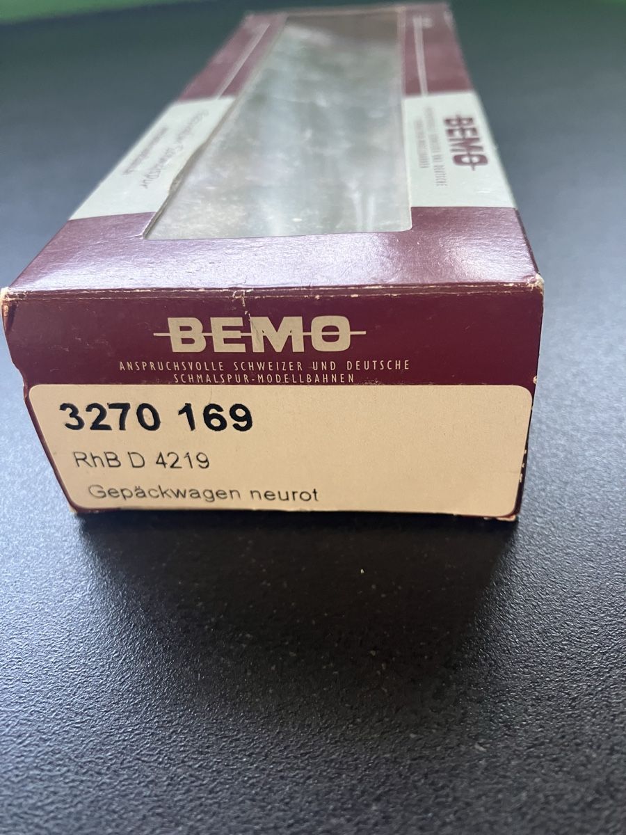 Bemo Modellini di ferrovie: Bemo RhB Gepäckwagen D4219 – Usato da Erlinsbach SO venduto da Kupfi80 6