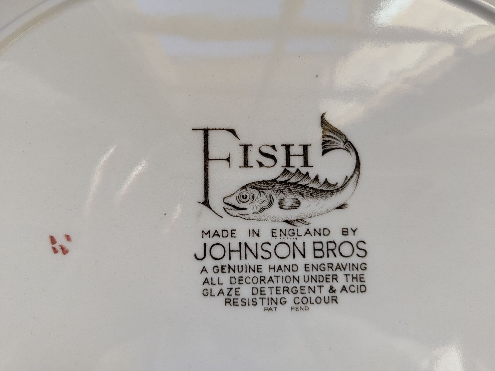 Johnson Brothers Piatti di portata: Johnson Bros Fisch Servierteller Oval England  – Usato da Biel/Bienne venduto da DoNa82 4