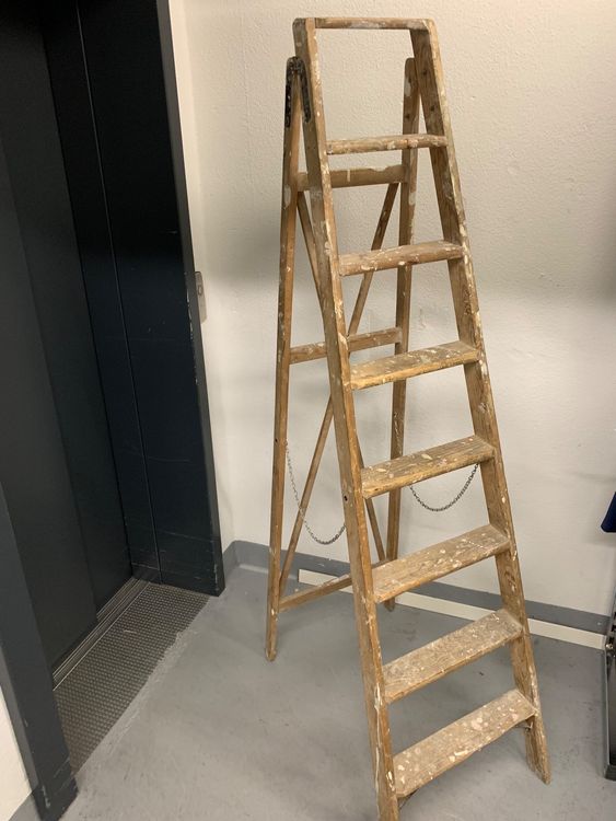 Alte Holzleiter/Bockleiter antik Kaufen auf Ricardo