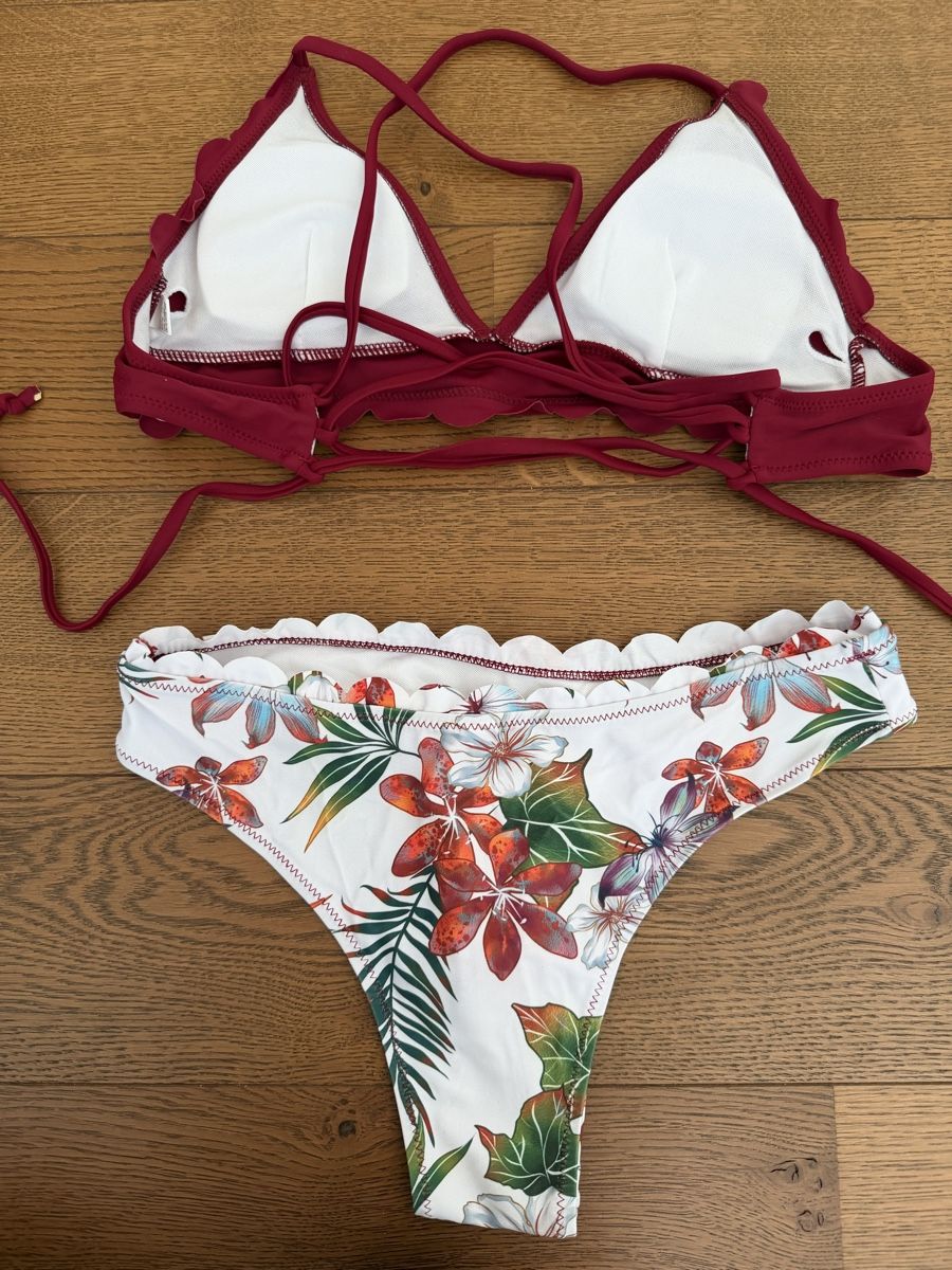 Costumi da bagno & Bikini: Neuer Sommer Bikini mit Blumenmuster, Grösse M – Nuovo (secondo la descrizione) da Bassersdorf venduto da Sandy456 2
