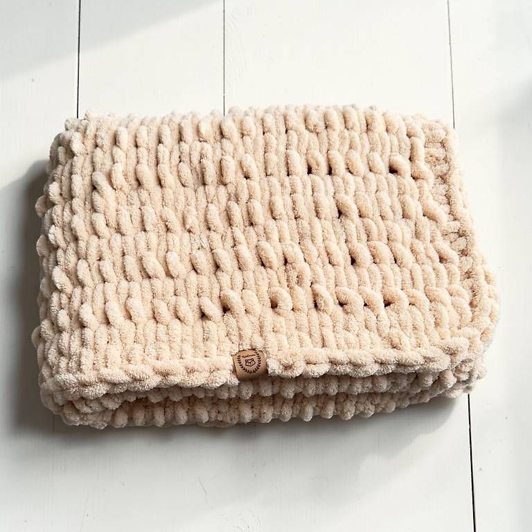 Coperte: Neue handgemachte kuschelige Babydecke Beige – Usato da Glis venduto da KubEmma.ch 1