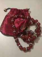 Traumhaftes rotes Achat Perlen Set