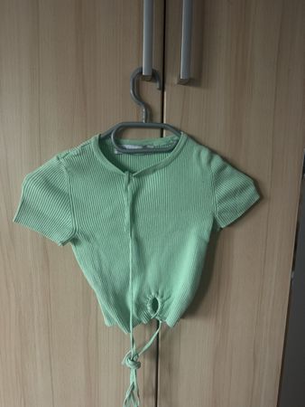 T-shirt court vert femme taille S bon état