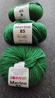 Wolle Sommer Merino 85 grün 150g neu