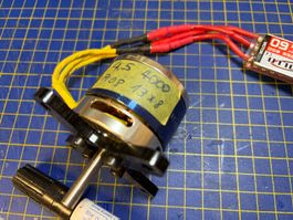 RC Motor 4000KV und ESC Protech 60A