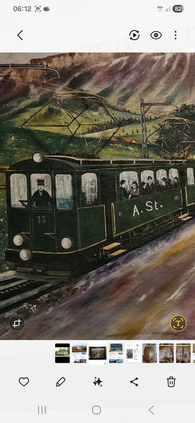 Dipinti: eisenbahn a st appenzell st.gallen – Difettoso da Schwellbrunn venduto da Jaguarpanter 1