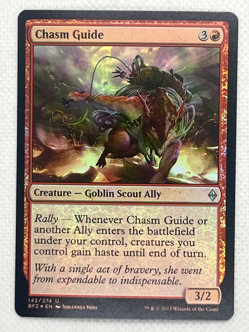 Magic The Gathering Carte collezionabili: Magic the Gathering MTG: Chasm Guide Foil – Usato da Hinterkappelen venduto da Kim1992