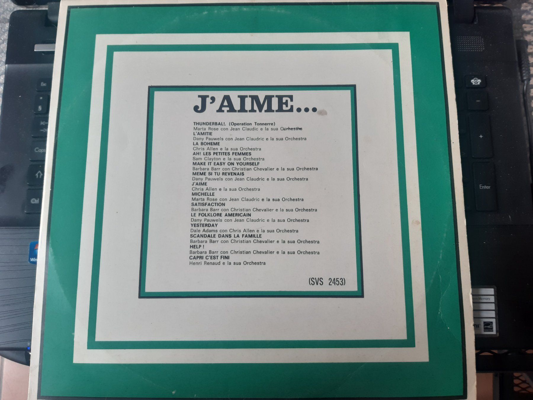 Dischi in vinile: Various - J'Aime... (LP, Comp) – Usato da Genestrerio venduto da TheMad
