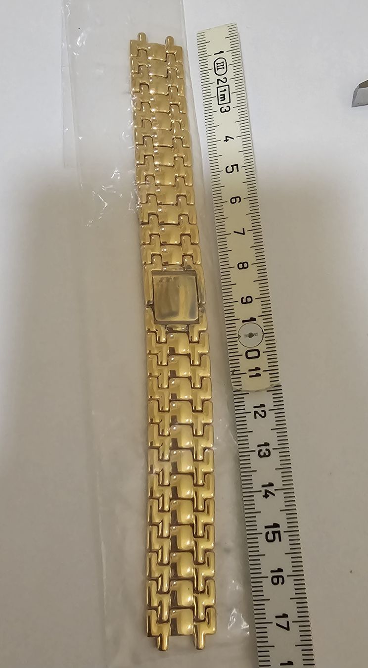 Orologi: Bracelet de montre vintage doré – Usato da Genève venduto da Fresko01