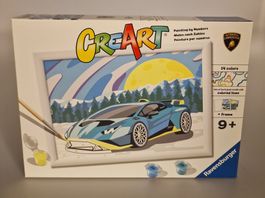 CREART Malen nach Zahlen Lamborghini NEU Winter Set!