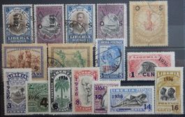 Liberia Lot mit alten Werten