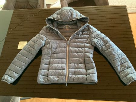 Save the Duck Daunenjacke Gr. 2, sehr leicht, eisblau