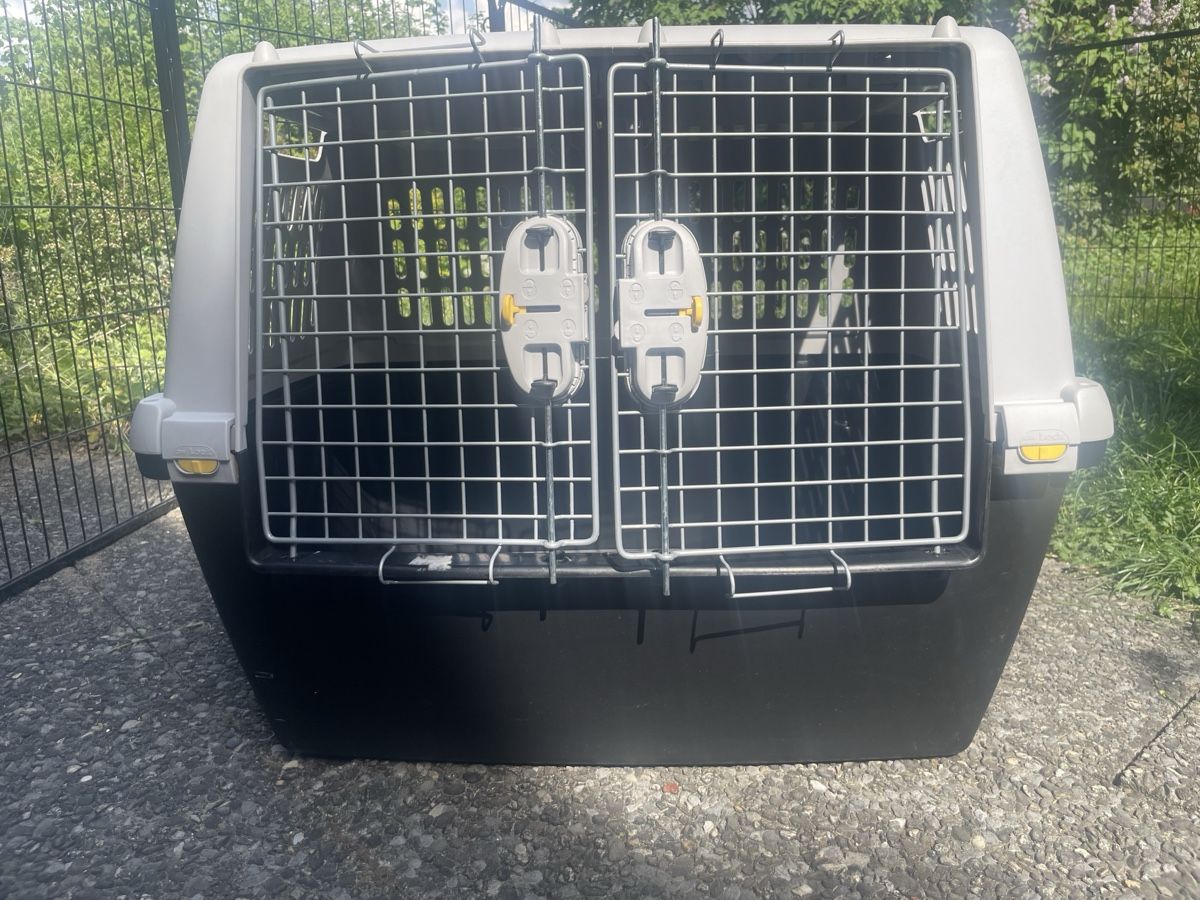 Gabbie, trasporto & Sicurezza: Praktische Hunde Transportbox – Usato da Einigen venduto da Monki777