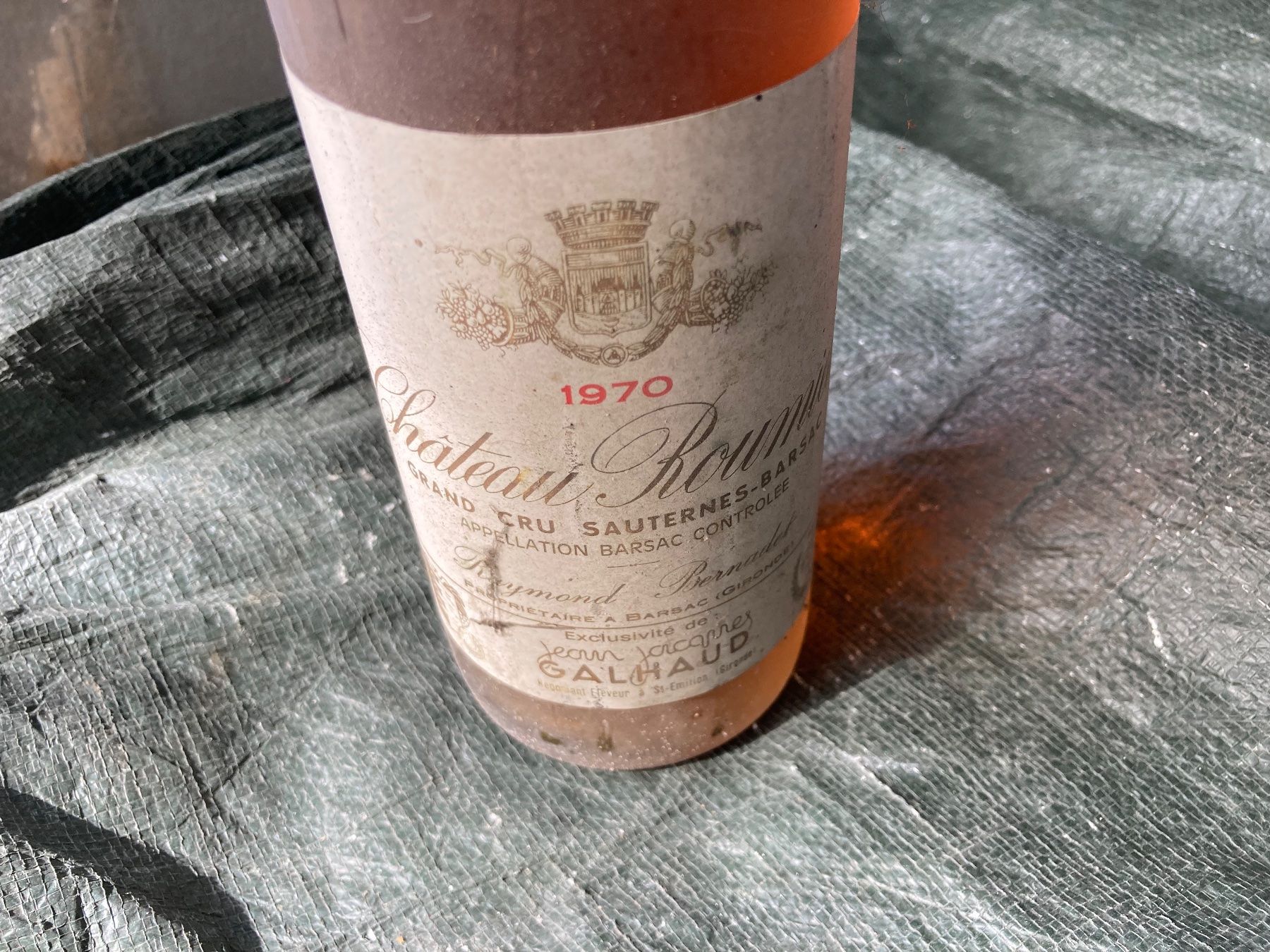 Wein: 1970 Sauternes Château Roumieu – Neu (gemäss Beschreibung) aus Bern von Zauberkoenigin 1