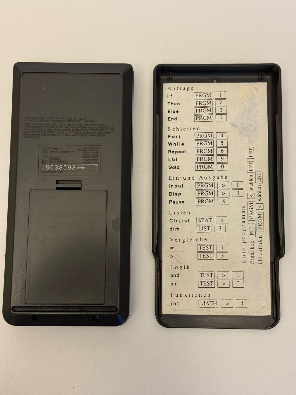 Texas Instruments Calcolatrici tascabili: TI 82 wissenschaftlicher Taschenrechner, 1. Generation – Usato da Meilen venduto da Brandmanager 1