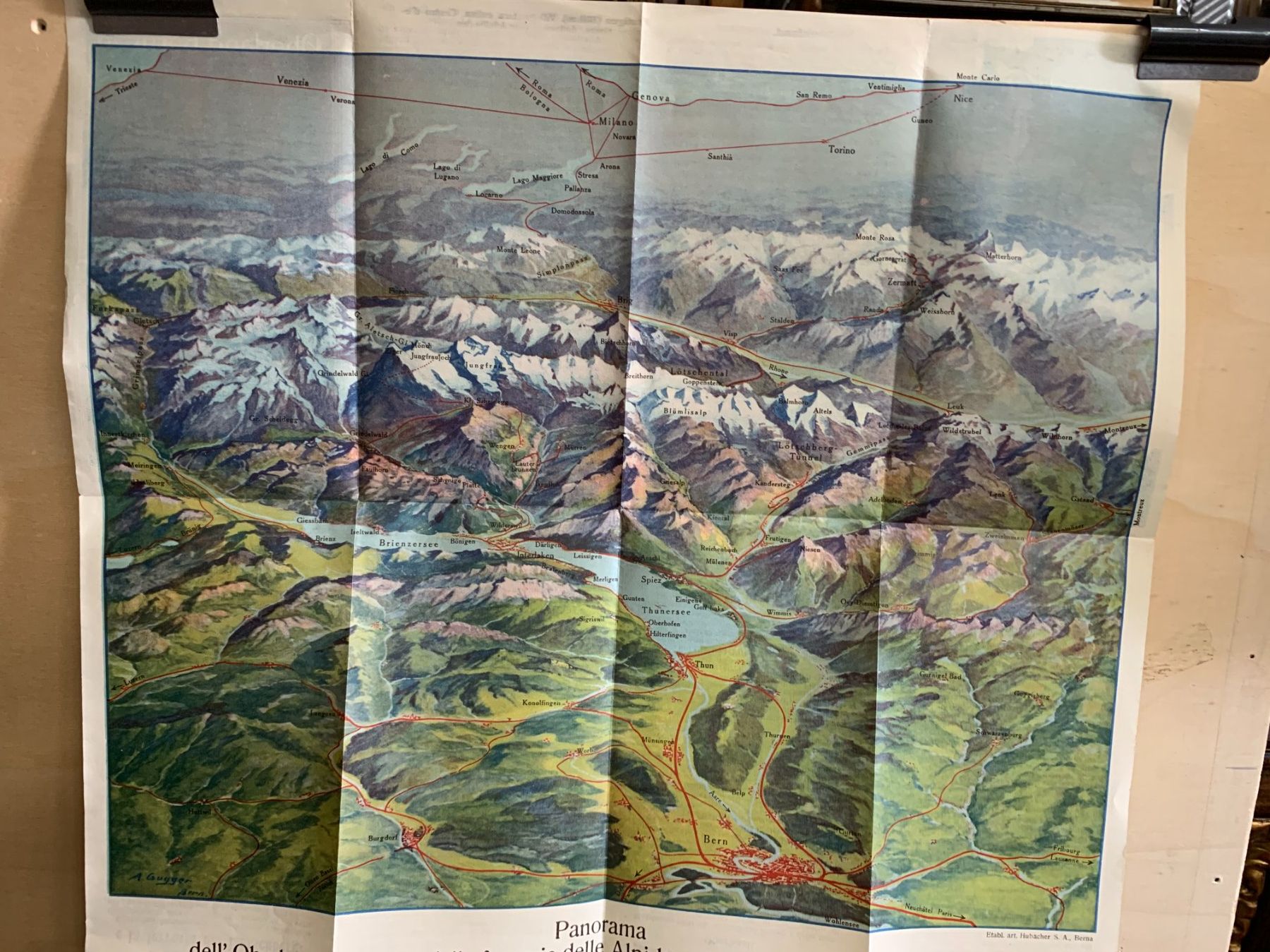 Cartoline postali: Loetschberg- Sempione - Oberland Bernese – Usato da Sorengo venduto da 74in 1