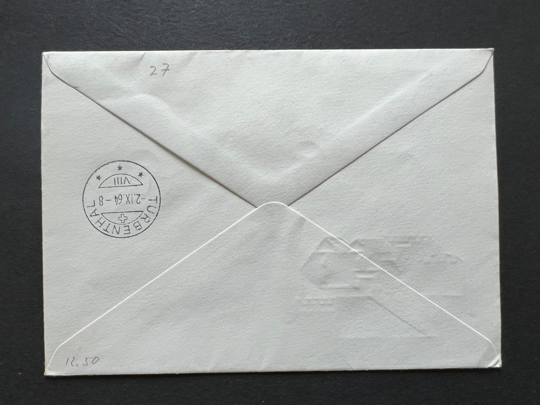 Tutti i francobolli: FDC Liechtenstein 1964   (M57) – Usato da Hinwil venduto da Sidi4 1